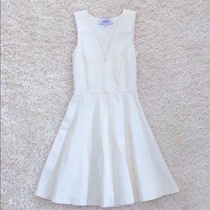 Lulu’s white skater dress